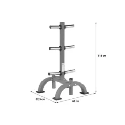 Support de rangement pour disques de poids et barres olympiques - 300 kg maximum