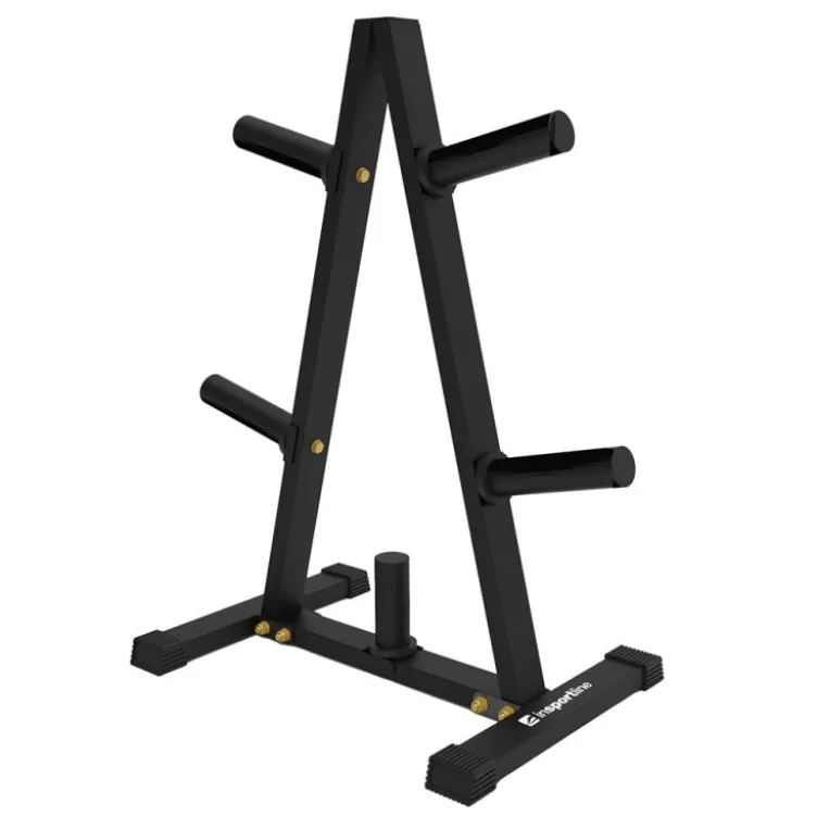 Support de rangement 5 tiges pour disques de poids olympiques - Capacité de charge 250 kg