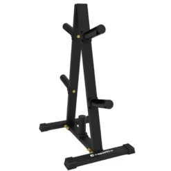 Support de rangement 5 tiges pour disques de poids olympiques - Capacité de charge 250 kg