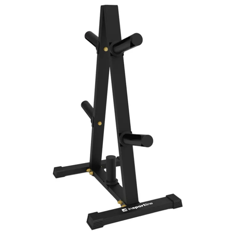 Support de rangement 5 tiges pour disques de poids olympiques - Capacité de charge 250 kg