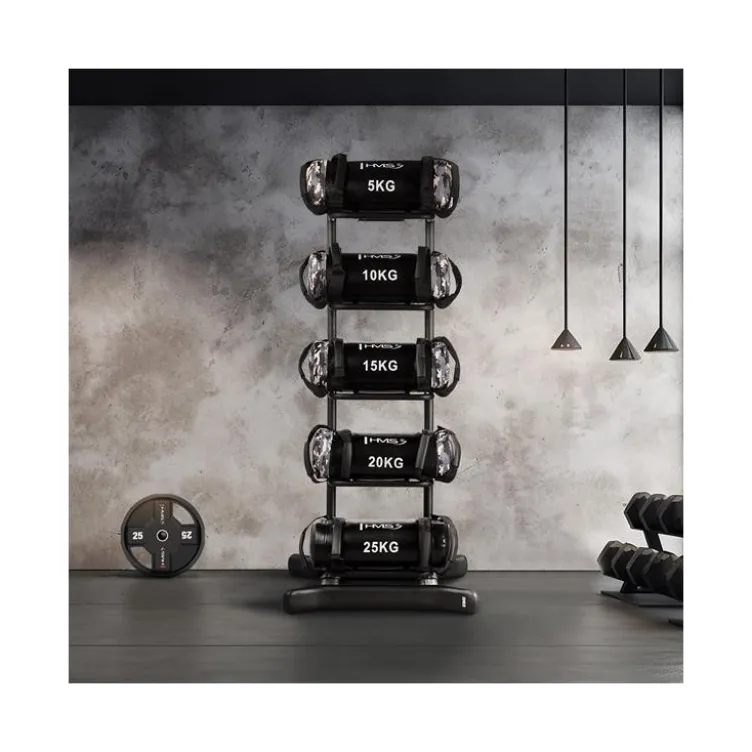 Support de rangement vertical pour sandbag x 5 avec capacité de charge 250 kg - Salles de sport