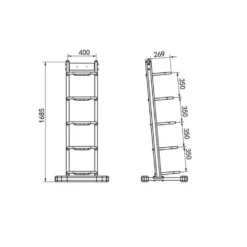Support de rangement vertical pour sandbag x 5 avec capacité de charge 250 kg - Salles de sport