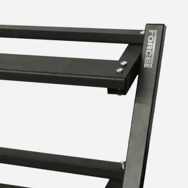 Support de stockage pour haltères hexagonaux à 3 niveaux de marque Force USA - Capacité de 10 à 20 paires