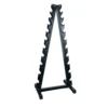 Support de stockage vertical pour 10 paires d'haltères max 350 kg - Rack de rangement professionnel pour haltères