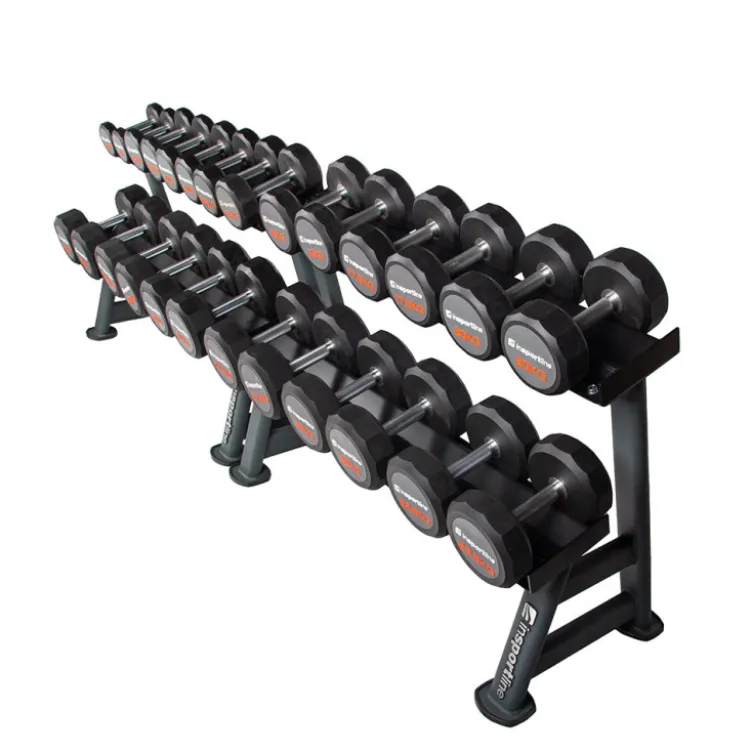 Support d'haltères à deux étagères extrêmement robustes - charge maximale de 250 kg