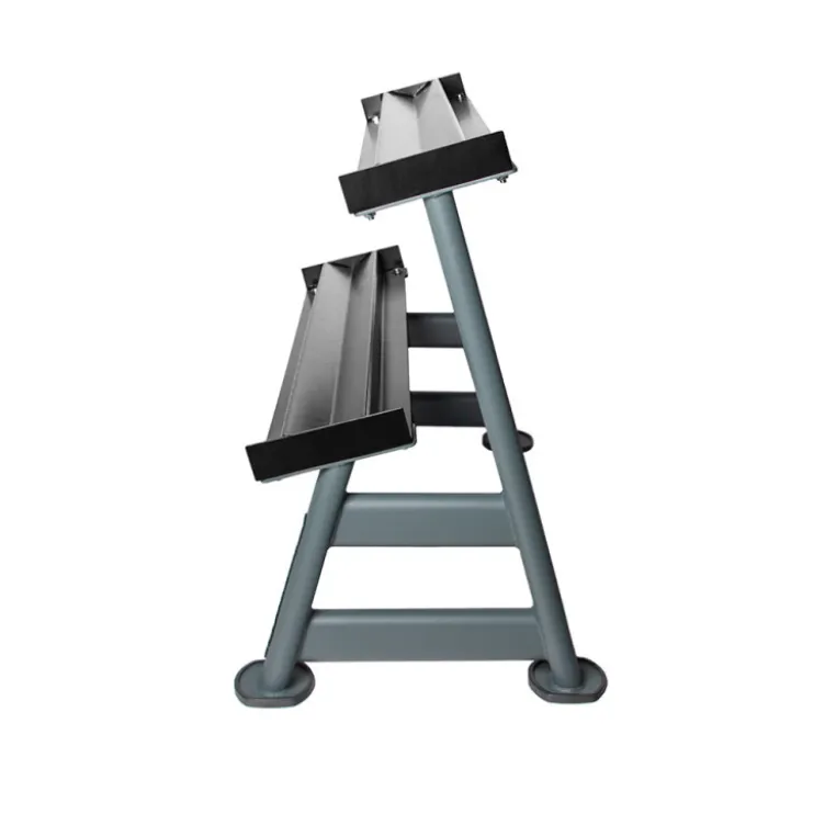 Support d'haltères à deux étagères extrêmement robustes - charge maximale de 250 kg