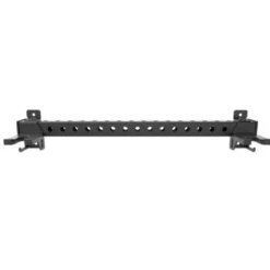 Support horizontal de rangement à fixation murale ATX avec crochets pour accessoires de musculation et barres de musculation
