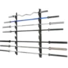Support mural de stockage pour barres olympiques - Limite de poids 200 kg
