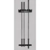 Support mural vertical pour rangement de 6 barres olympiques