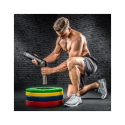 Support olympique rowing T-Bar adaptable avec disques de poids 50 mm ATX