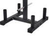 Support pour disques de poids 30 mm et Barres de musculation x 4 – Rack de rangement professionnel jusqu’à 350 kg
