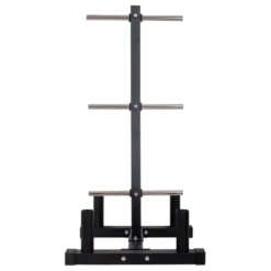 Support pour disques de poids 30 mm et Barres de musculation x 4 – Rack de rangement professionnel jusqu’à 350 kg