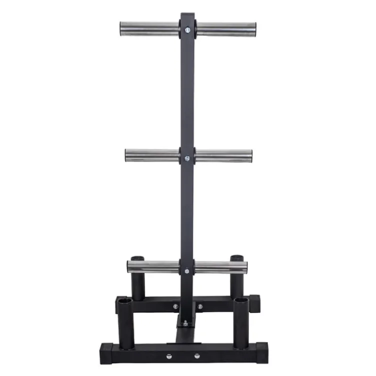 Support pour disques et barres de musculation 50 mm - Rack de rangement olympique Max 350 kg pour salle de sport et home gym
