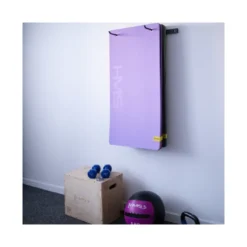 Support pour tapis d'exercice à fixation murale pour homegym et salle de sport professionnelle - Capacité de 25 kg