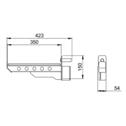 Supports repose-barre de sécurité ATX avec capacité de charge 300 kg - Safety spotter arms ATX pour racks série 500