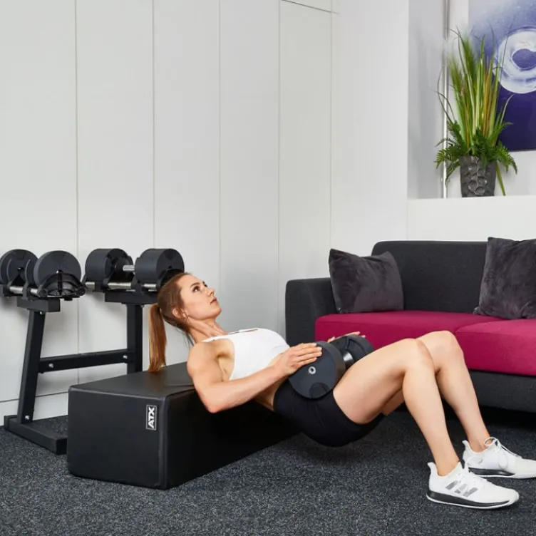 Système d'haltères ATX à charges réglables Nuobell compactes de 2 à 32 kg - Incrémentation de 2 en 2