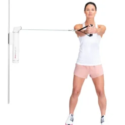 Système à poulie mural avec 6 réglages de 3 à 16 kg - Exercices en home- gym et appartement