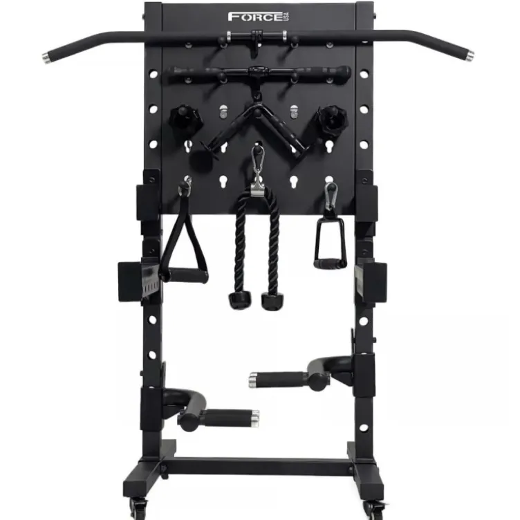 Tableau de rangement Force USA avec 15 ancres de fixation pour le stockage des accessoires de musculation et poignées de tirage