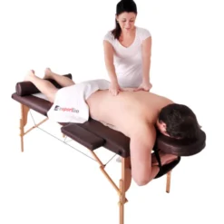 Table de massage 2 pièces confortable avec capacité de charge 250 kg - Réglages divers
