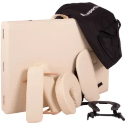 Table de massage pliable avec hauteurs réglable sur 11 positions - 70 x 195 cm avec sac de transport