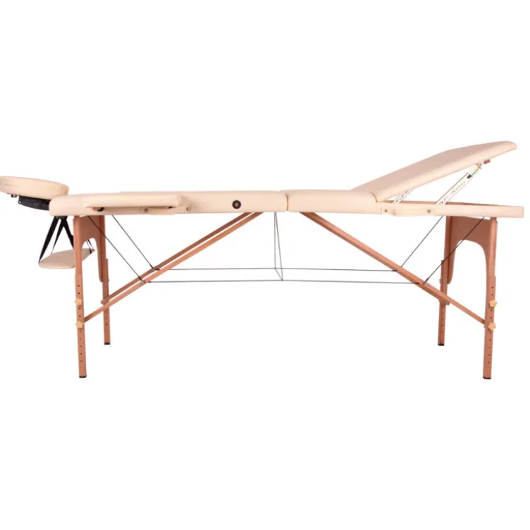 Table de massothérapie multi-réglable en bois pour professionnels et homegym - Table de massage pliable