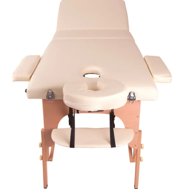 Table de massothérapie multi-réglable en bois pour professionnels et homegym - Table de massage pliable