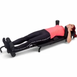 Table de traction pliable et ajustable pour le soulagement des douleurs dorsales - Étirement musculaire