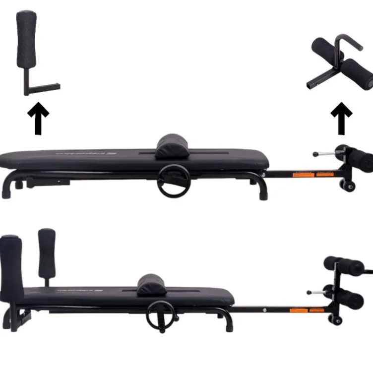 Table de traction pliable et ajustable pour le soulagement des douleurs dorsales - Étirement musculaire