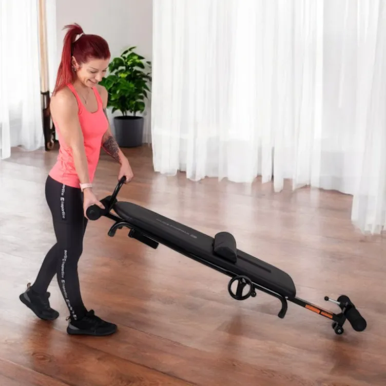 Table de traction pliable et ajustable pour le soulagement des douleurs dorsales - Étirement musculaire
