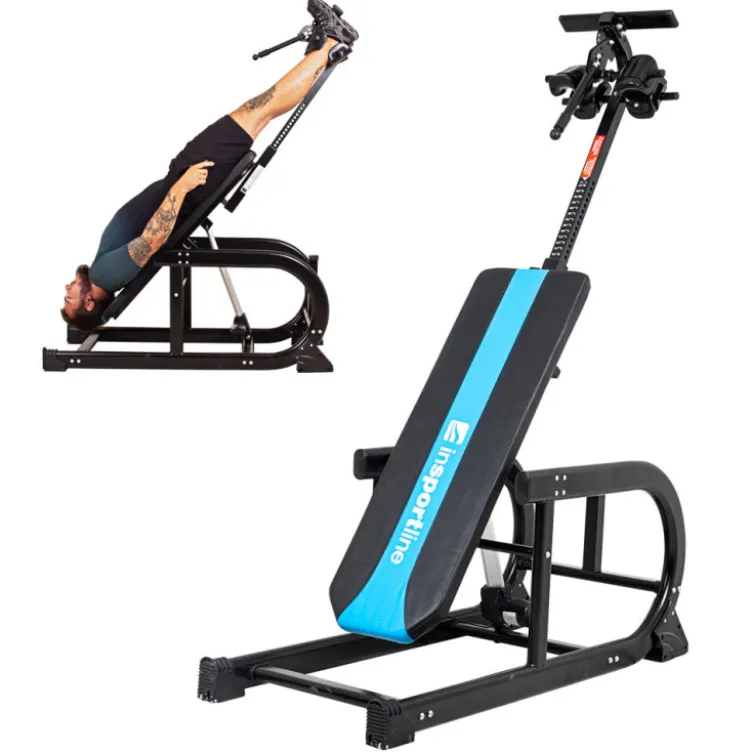 Table d'inversion télécommandé 2 en 1 banc de musculation - Support de jambes réglable