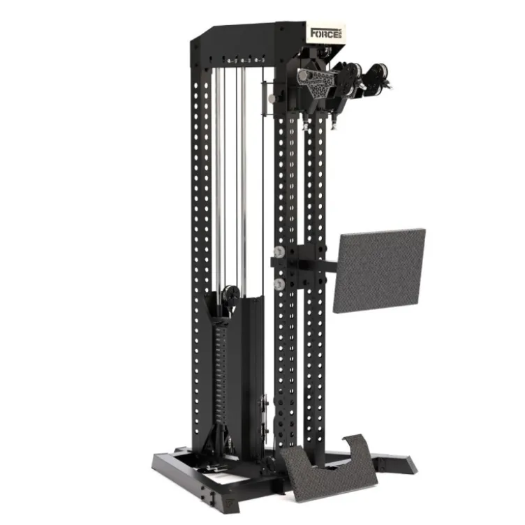 Tandem Tower Force USA - Tour de musculation à poulies double 90,7 kg avec 2 rapports de force