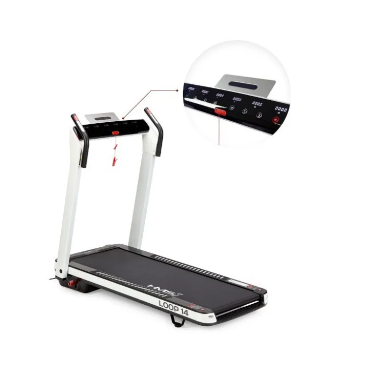 Tapis de course avec système d'inclinaison automatique vitesse maximale de 14 km/h