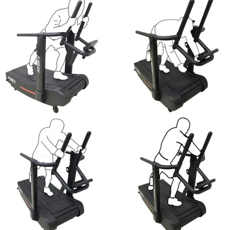 Tapis de course courbé Airplus Runner professionnel avec contrôle de la résistance et vitesse illimitée