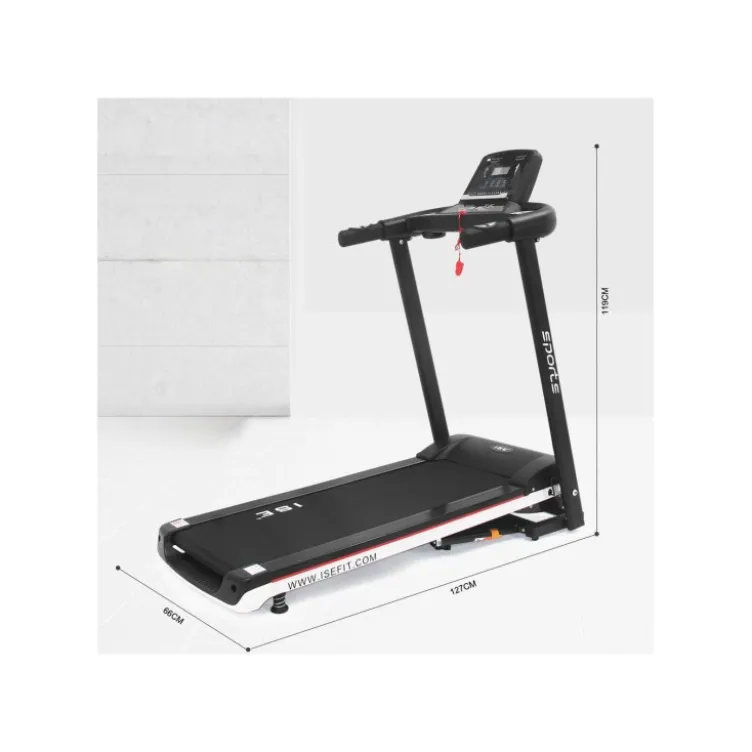 Tapis de course haute qualité avec écran LCD multifonctions pour homegym