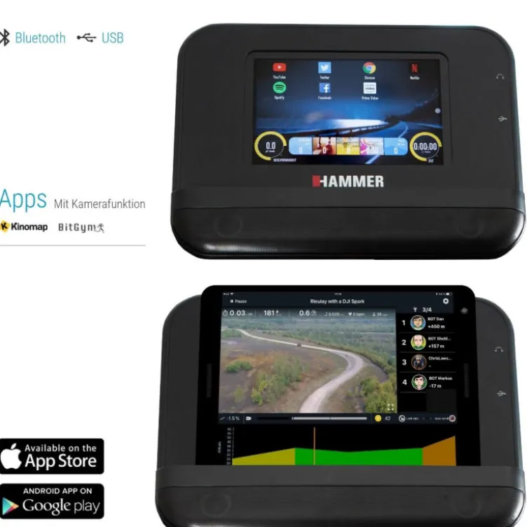 Tapis de course haute technologie avec fonction de pliage - Pente réglable