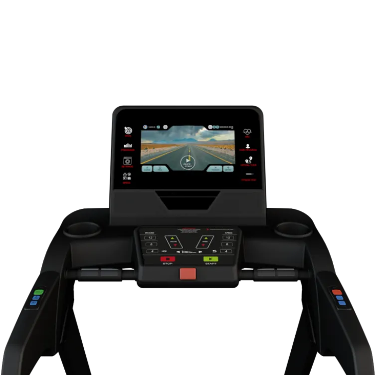 Tapis de course inclinable et déclinable avec écran tactile de 16" Titanium Strength TM2000T - Vitesse ajustable de 1 à 25 km/h