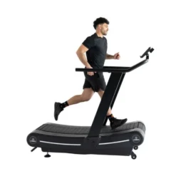 Tapis de course incurvé auto-propulsé de qualité professionnelle - 150 000 km d'autonomie Titanium Strength
