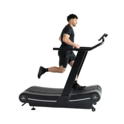 Tapis de course incurvé auto-propulsé de qualité professionnelle - 150 000 km d'autonomie Titanium Strength