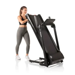 Tapis de course intelligent avec Écran LCD inclinable 0,8 à 20 km/h - 3 angles d'inclinaison - FlyRun 2.0