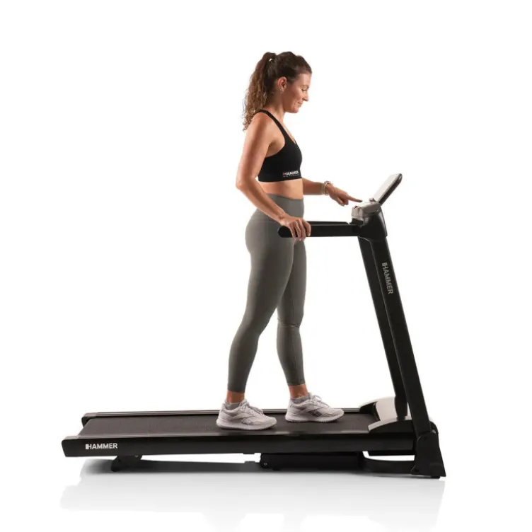 Tapis de course intelligent avec Écran LCD inclinable 0,8 à 20 km/h - 3 angles d'inclinaison - FlyRun 2.0