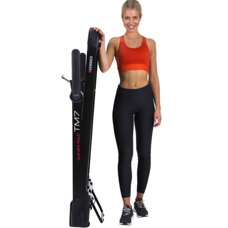 Tapis de course à pied pliable avec système d'amortissement - Max 18 km/h