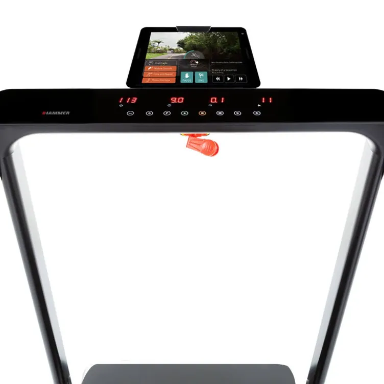 Tapis de course à pied pliable avec système d'amortissement - Max 18 km/h