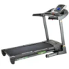 Tapis de course pliable avec ceinture pectorale et capteurs de fréquence cardiaque pour séance de cardio en homegym
