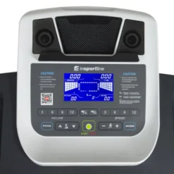 Tapis de course pliable avec ceinture pectorale et capteurs de fréquence cardiaque pour séance de cardio en homegym