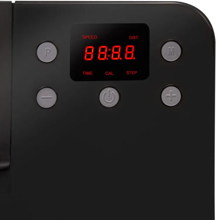 Tapis de course pliable avec espace de travail pour ordinateur et téléphone - 6 km/h maximum