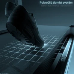 Tapis de course pliable et inclinable ZenRun 120 avec écran tactile rotatif de 15,6