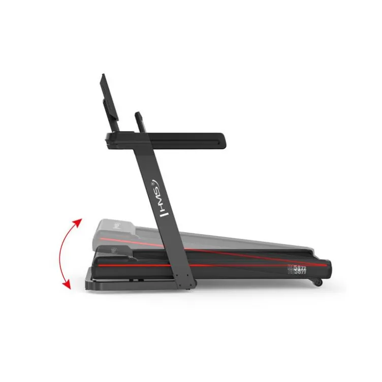 Tapis de course pliable et inclinable avec grande surface de course de 145 x 55 cm - 1 à 22 km/h max avec Bluetooth et Wifi
