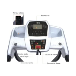 Tapis de course pliable et inclinable de haute qualité pour entraînement à domicile
