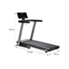 Tapis de course pliable et inclinable sur 15 positions - Vitesse de 1 à 20 km/h