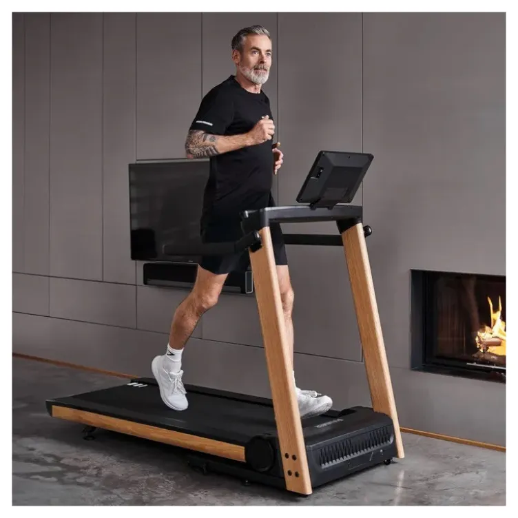 Tapis de course pliable VADIS 12.0Hammer 0,3 à 22 km/h avec inclinaison réglable jusqu'à 12% - Écran tactile et 56 programmes